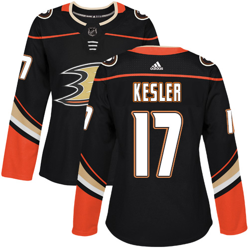 Adidas Anaheim Ducks #17 Ryan Kesler Black Home Authentic Womens Stitched NHL Jersey